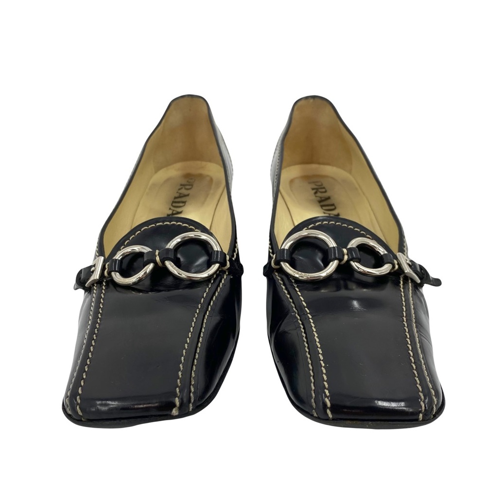 Y2K🖤PRADA- 1990’s Patent Leather Prada Loafers - Picture 8 of 10